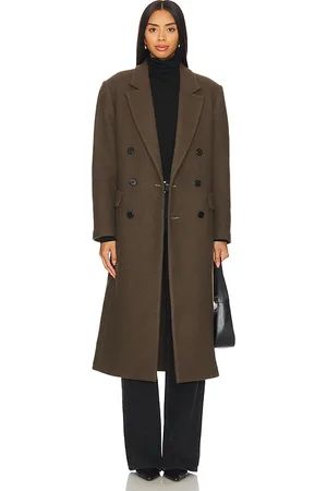 Pistola Prescott Coat in - Olive. Size M (also in S, XS).