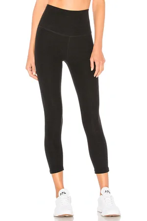 Beyond Yoga Spacedye High Waisted Capri in - Black. Size M (also in S, XS).
