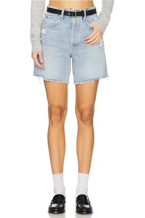 Citizens of Humanity Marlow Long Vintage Short in - Blue. Size 23 (also in 24, 25, 26, 27, 28, 29, 30, 31, 32).