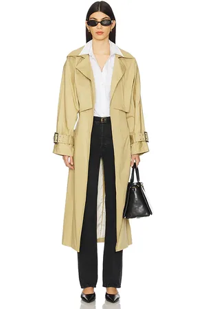 Gestuz Souri Trenchcoat in - Beige. Size 32 (also in 34, 36, 38, 40).