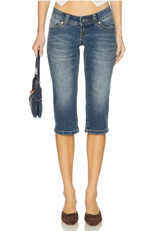 ABrand 00 Super Low Capri in - Blue. Size 23 (also in 24, 26, 27, 28, 29, 30, 31, 32).