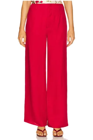 CAMI Iracemi High Rise Pant in - Red. Size 0 (also in 00, 10, 12, 2, 4, 6, 8).