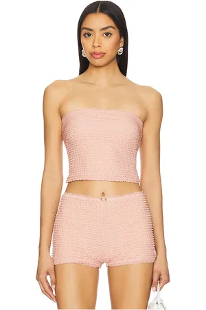 Show Me Your Mumu X REVOLVE Nicki Tube Top in - Blush. Size L (also in M, S, XL, XS).