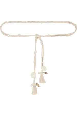 Free People Isles Of Capri Wrap Belt in - Ivory. Size all.
