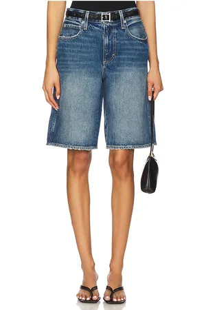 AMO DENIM Laura Short in - Blue. Size 23 (also in 25, 26, 27, 28, 29, 30, 31, 32).