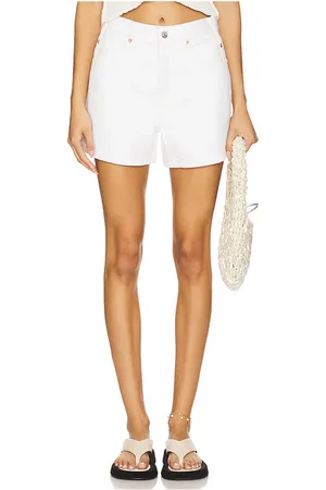 Free People X We The Free Tippi Denim Short in - White. Size 24 (also in 28, 29, 30, 31, 32).