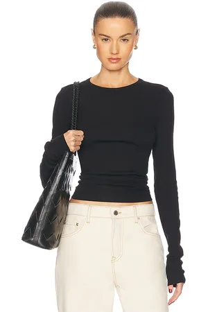 GRLFRND Crew Neck Extra Long Sleeve Tee in - . Size L (also in M, S, XL, XS, XXS).