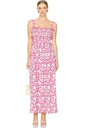 Saylor Denise Dress in - Pink. Size L (also in M, S, XS).