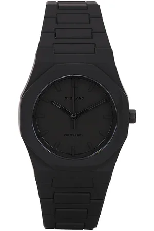D1 MILANO Polycarbon Nebula 37mm Watch in - Black. Size all.