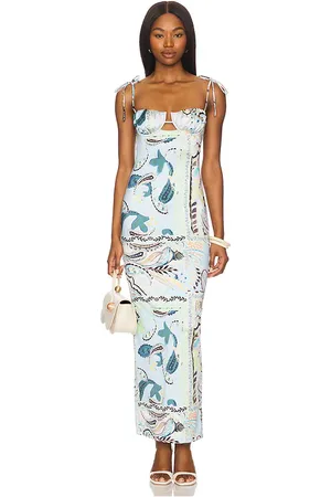 Montce Petal Long Slip Dress in - Mint. Size M (also in S).