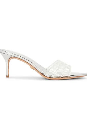 VERONICA BEARD Tia Jelly Heel in - Metallic Silver. Size 5 (also in 5.5, 6, 6.5, 7, 7.5, 8, 8.5, 9).