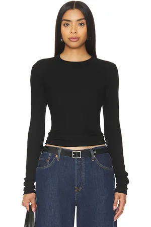 Cotton Citizen Verona Crew Shirt in - Black. Size M (also in S, XS).