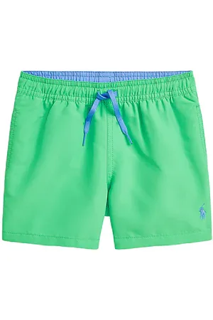 Ralph Lauren Kids Traveler Swim Trunk in - Green. Size 3 (also in 4).