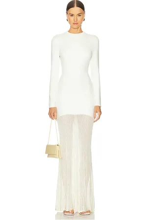 SER.O.YA Serenade Knit Maxi Dress in - Cream. Size S (also in XS).