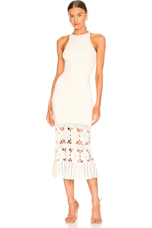 Tularosa Finley Crochet Midi Dress in - . Size L (also in M, S).