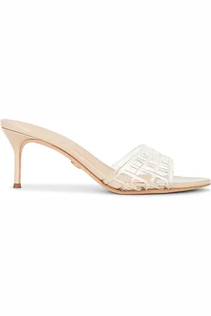 VERONICA BEARD Tia Jelly Heel in - Beige. Size 5 (also in 5.5, 6, 6.5, 7, 7.5, 8, 8.5, 9, 9.5).
