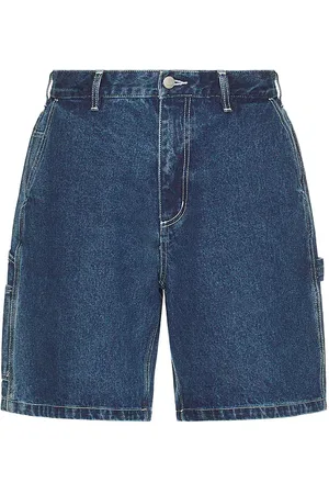 Obey Bigwig Denim Carpenter Shorts in - Blue. Size 30 (also in 32, 33, 34).