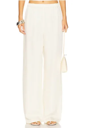 ENZA COSTA Fluid Pant in - Cream. Size 0 (also in 1, 2, 3).