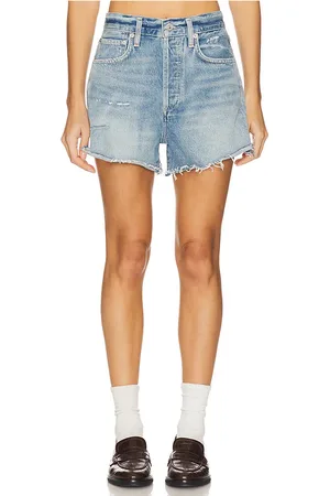 Citizens of Humanity Marlow Vintage Short in - Blue. Size 23 (also in 24, 25, 26, 27, 28, 29, 30).
