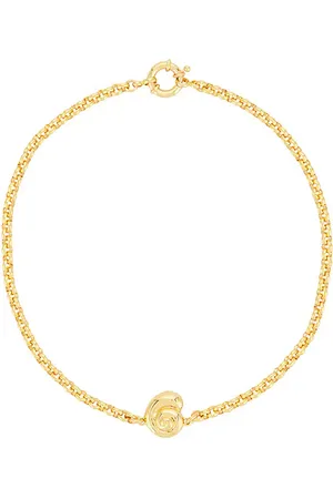 Timeless Pearly Shell Charm Bracelet in - Metallic . Size all.
