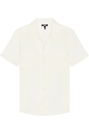 Paige Jacobson Short Sleeve Shirt in - White. Size L (also in M, S, XL).