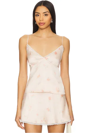 Tularosa Molly Top in - Blush. Size L (also in M, S, XL, XS).