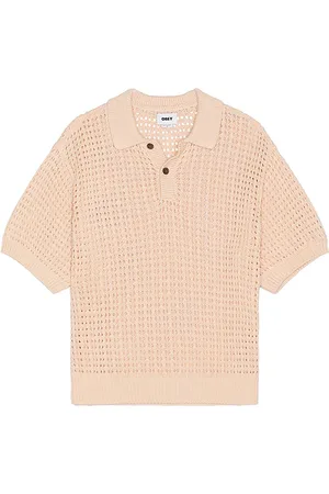 Obey Kody Polo in - Blush. Size L (also in M, S).