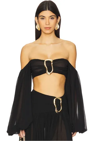 Michael Costello X REVOLVE Blair Crop Top in - . Size L (also in M, S, XL, XS).