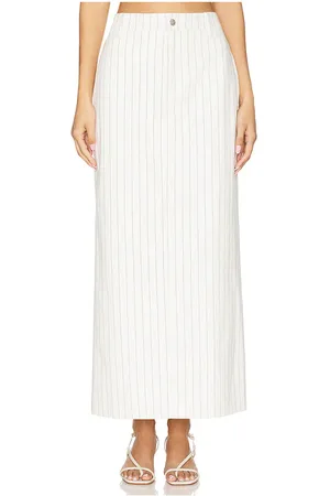4th & Reckless Dionne Denim Pinstripe Skirt in - . Size S (also in XS).