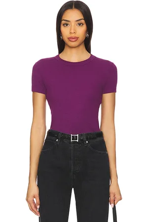 Cotton Citizen Verona Tee in - Purple. Size L (also in M, S).