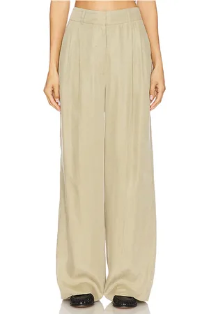 AllSaints Averie Ten Trouser in - Sage. Size 0 (also in 10, 2, 4, 6, 8).