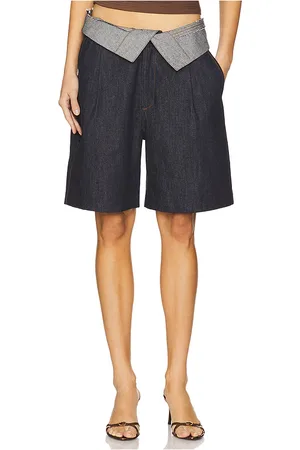 Osis Lily Shorts in - Blue. Size L (also in M, S, XS).