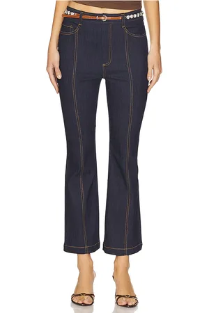 Cinq A Sept Rhinestone Shannon Pant in - Navy. Size 0 (also in 00, 10, 2, 4, 6, 8).