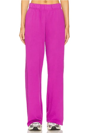 Michael Lauren Mabel Wide Leg Pant in - Purple. Size L (also in M, S, XL, XS).