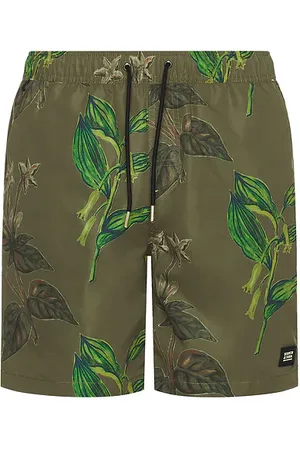 Scotch&Soda Mid Length Swimshort in - Dark Green. Size L (also in M, S).