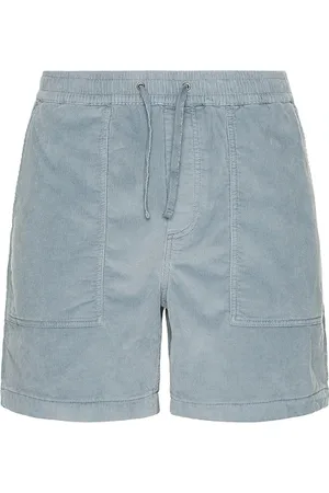 Faherty Essential Corduroy Shorts in - Slate. Size L (also in S, XL/1X).