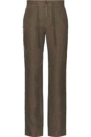 Vince Hemp Drawstring Pants in - Brown. Size L (also in M, S, XL/1X).