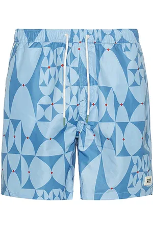 Scotch&Soda Mid Length Swimshort in - Blue. Size L (also in M, S, XL/1X).