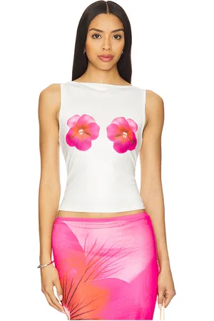 Runaway The Label Primrose Top in - White. Size M (also in S, XS).