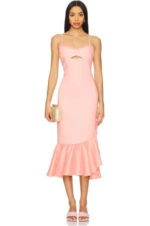 LIKELY Maureen Dress in - Blush. Size 0 (also in 00, 12, 2, 4, 6, 8).