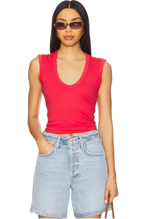 Graham & Spencer Estina Top in - Red. Size L (also in M, S, XS).