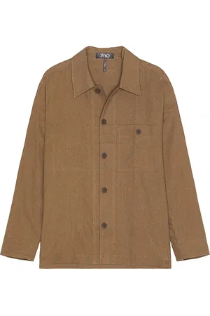 WAO The Linen Shirt Jacket in - . Size L (also in M, S, XL/1X).