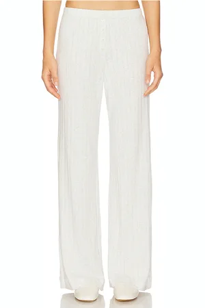 Leset Boxer Pant in - Light Grey. Size L (also in M, S, XL, XS).