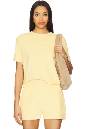 KULE Terry Hurley Tee in - Lemon. Size XL (also in XS).