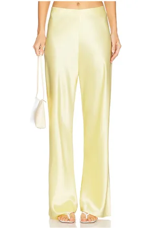 CAMI Bristol Mid Rise Pant in in - Lemon. Size L (also in XXS).