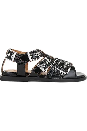 Ganni Feminine Buckle Sandal in - . Size 37 (also in 38, 39, 40).