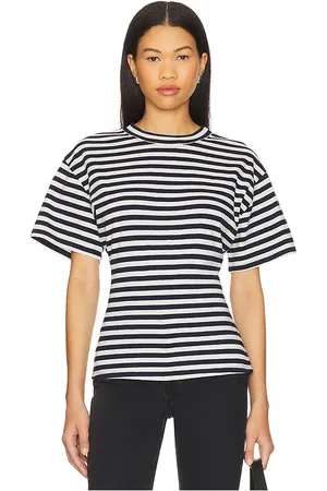 EB DENIM Vintage Eero Tee in - Navy. Size M (also in S, XL, XS).