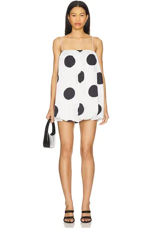 MORE TO COME Katti Mini Dress in - White,Black. Size L (also in M).