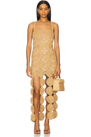 SIMON MILLER Beep Beep Tank Dress in - Tan. Size M (also in S, XS).