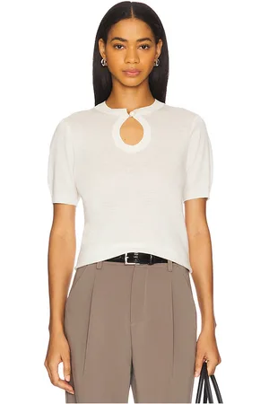 By Malene Birger Tala Top in - Cream. Size L (also in M, S, XS).